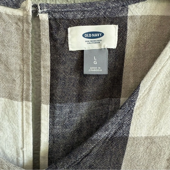 Old Navy Linen Blend Romper Size Large - Picture 4 of 8